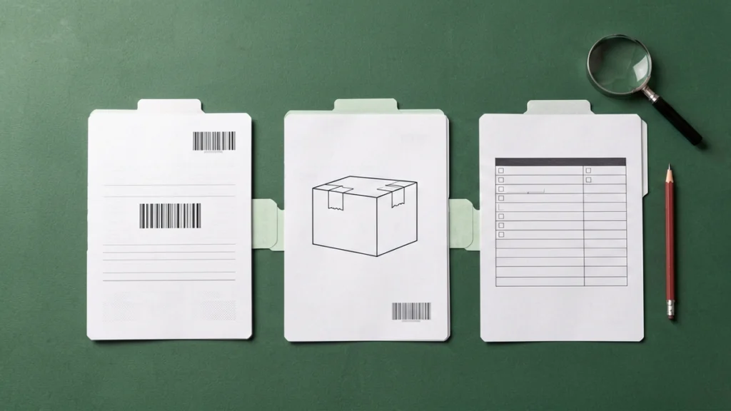 Three blank issue folders routed toward one support envelope on a green desk